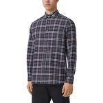 Рубашка мужская чернильно-синяя Burberry, темно-синий - фото 4