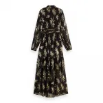 Платье Scotch & Soda 178245 long, черный - фото 4