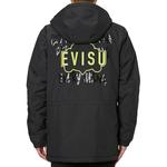 Толстовка мужская черная Evisu, черный - фото 4