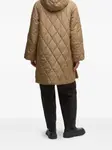 Стеганое пальто с капюшоном Barbour, нейтральный - фото 2