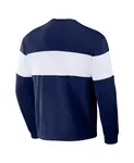 Толстовка Men's Darius Rucker Collection by Navy Boston Red Sox Stripe Pullover Sweatshirt Fanatics - фото 3