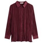 Плиссовая рубашка 4Th & Reckless, бордовый - фото