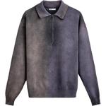 Мужская поло ZARA, фиолетовый - фото 3