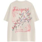 Футболка унисекс FAVEPOP, белая [Улучшенный дизайн "Горы мира с голубем"] - фото 10