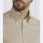 Рубашка узкого кроя Stenströms, бежевый - фото 3