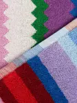 Большое полотенце Cecil с узором зигзаг Missoni Home, синий - фото 4