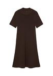 Платье Mango PERKINS-NECK, Brown - фото 4