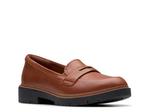 Лоферы Clarks Westlynn Glow Loafer, Tan Leather - фото
