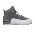 Кроссовки Air Jordan 12 Retro PS 'Cool Grey Orange', серый - фото