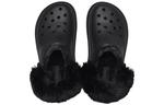 Женские кроксы Crocs 'Black' с подкладкой Stomp - фото 4
