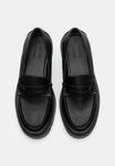 Лоферы PULL&BEAR Slip-ons, Black - фото 3