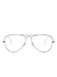 Ray-Ban очки-авиаторы, серебряный - фото