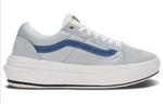 Кроссовки Vans Old Skool Skateboard Shoes Unisex Low-Top Gray Blue - фото 6