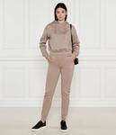 Спортивные штаны Guess Active хлопковые, бежевый - фото 2