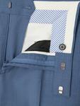 Брюки Thurlow Regular Fit из шерсти Sharkskin John Lewis, Light Blue - фото 7