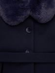 Детское пальто с бархатной отделкой Monsoon, Navy - фото 4