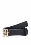 Пояс MONOGRAM PLAQUE BUCKLE Tommy Hilfiger, синий - фото