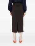 Prada юбка миди, коричневый - фото 4