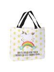 Сумка-шоппер Mr & Mrs Panda Einhorn Regenbogen, белый - фото 2