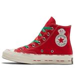 Кеды Converse Chuck 70 High 'Christmas Snowman', красный - фото