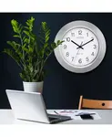 14-Дюймовые атомные аналоговые настенные часы La Crosse Technology, silver - фото 3