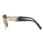 PRADA Круглые солнцезащитные очки, Gold - фото 11