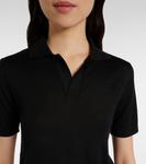 Джюлианна шелковая поло The Row, черный - фото 4