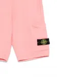 Шорты с нашивкой-логотипом Stone Island Junior, розовый - фото 3