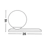 Настольная лампа Nova Luce, золотой - фото 2