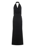 Платье с вырезом халтер Aya Muse, черный - фото