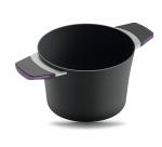 Кастрюля Gastrolux, 20 см, баклажаны - фото