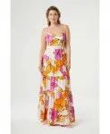 Платье макси Alice с принтом мимозы Fabienne Chapot, мультиколор - фото 2