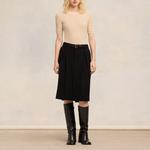 Вязаный топ SS24 женский хаки AMIPARIS - фото 3