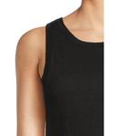 Топ Sanctuary Linen Tank, черный - фото 4