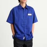 Рабочая рубашка с логотипом Wtaps, синий - фото 2