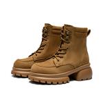 Ботинки Martin Boot женские Zhr, коричневый - фото