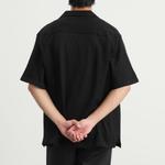 Текстильная рубашка в елочку Wtaps, черный - фото 3