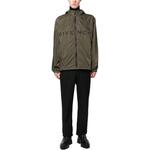 Худи-ветровка с принтом логотипа Givenchy, зеленый - фото 7