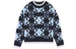 WE11DONE Свитер FW21 Unisex Black Blue - фото