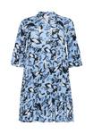 Платье Kaffe Curve KCISMA AMI, Blue Graphic Flower/Blue - фото 5
