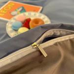 Yalu Пододеяльник 150х200 см, 3 предмета, цвет Light Blue-Gray + Light Gray AL - фото 8