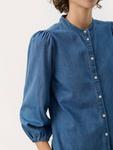 Джинсовая рубашка nicolie Part Two, цвет Medium Blue - фото 4