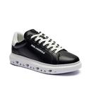 Кожаные кеды капри кайт Karl Lagerfeld, черный - фото