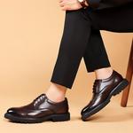 Коричневые мужские туфли SHUPATE - фото 10