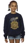 Толстовка с гербом Хаффлпаффа Harry Potter, темно-синий - фото