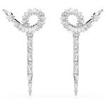 Серьги-Капли в форме змеи Swarovski - фото