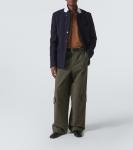 Шерстяной блейзер Dries Van Noten, темно-синий - фото 2