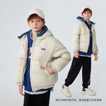 Унисекс пуховик Lee, серый - фото 3