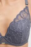 Бюстгальтер fleurs Chantelle, серый - фото 4