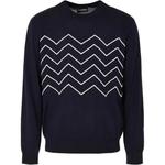 Мужской свитер EMPORIO ARMANI, синий - фото